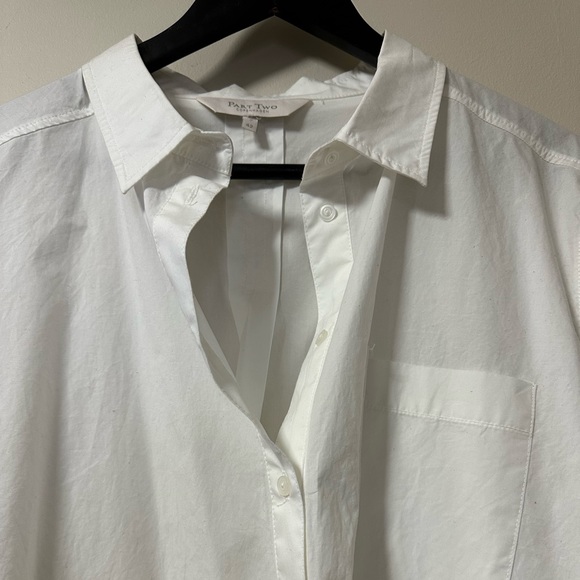 Part Two crisp button down oversized shirt - Picture 6 of 10